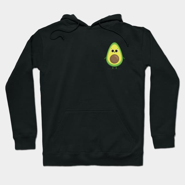 Cute little avocado Hoodie by Raybble